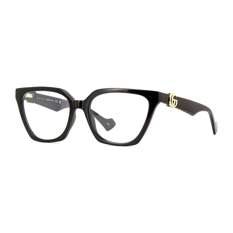 Gucci GG1542S 001 Black/Transparent/Brown Clip-On 55mm