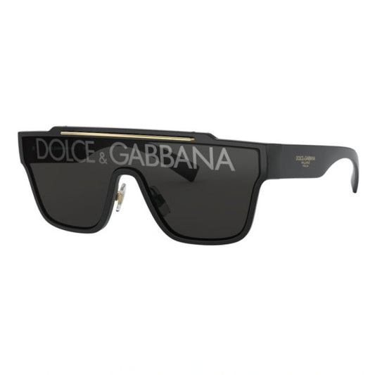 Dolce & Gabbana DG6125 501/M Black/Dark Grey Tampo D&G Silver 35mm