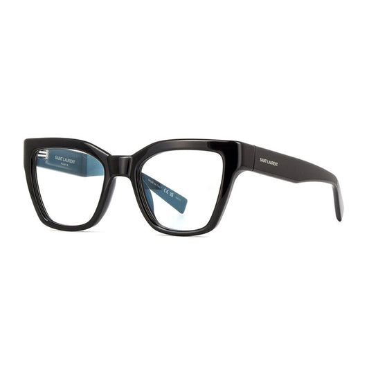 Saint Laurent SL641 006 Shiny Black/Clear To Grey Photocromic AR Blue