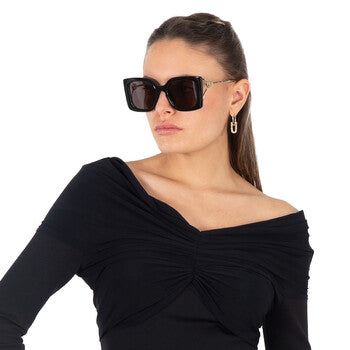 Gucci Gucci Grey Square Ladies Sunglasses GG1567SA 001 54