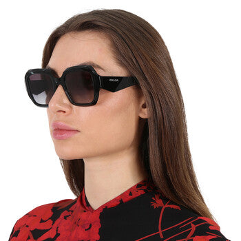 Prada Prada Grey Gradient Square Ladies Sunglasses PR 28ZS 16K90A 53