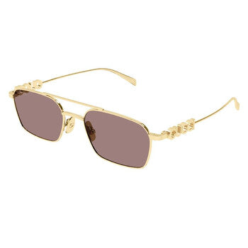 Gucci Gucci Brown Pilot Unisex Sunglasses GG1804S 003 54