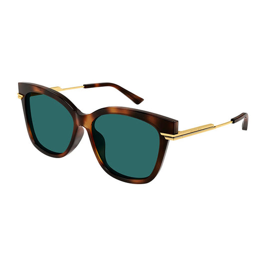 Bottega Veneta BV1296SA 003 Havana/Gold/Green
