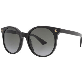 Gucci Gucci Grey Gradient Round Ladies Sunglasses GG0091S 001 52