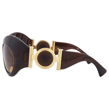 Versace Versace Yellow Gradient Brown Irregular Ladies Sunglasses VE4462 54462L 58