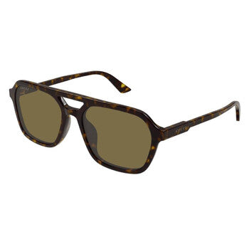 Gucci Gucci Brown Navigator Men's Sunglasses GG1823SA 002 57