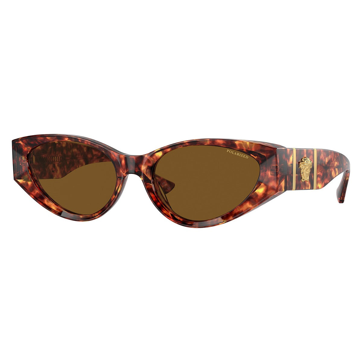 Versace VE4454 543783 Havana/Dark Brown Polarized 55mm