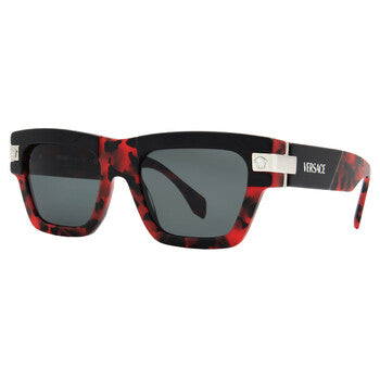 Versace Versace Dark Grey Rectangular Men's Sunglasses VE4464 545787 55