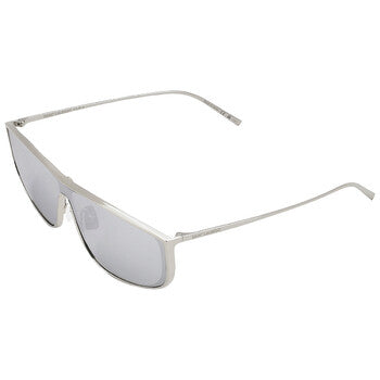 Saint Laurent Saint Laurent Silver Shield Unisex Sunglasses SL 605 LUNA 003 135