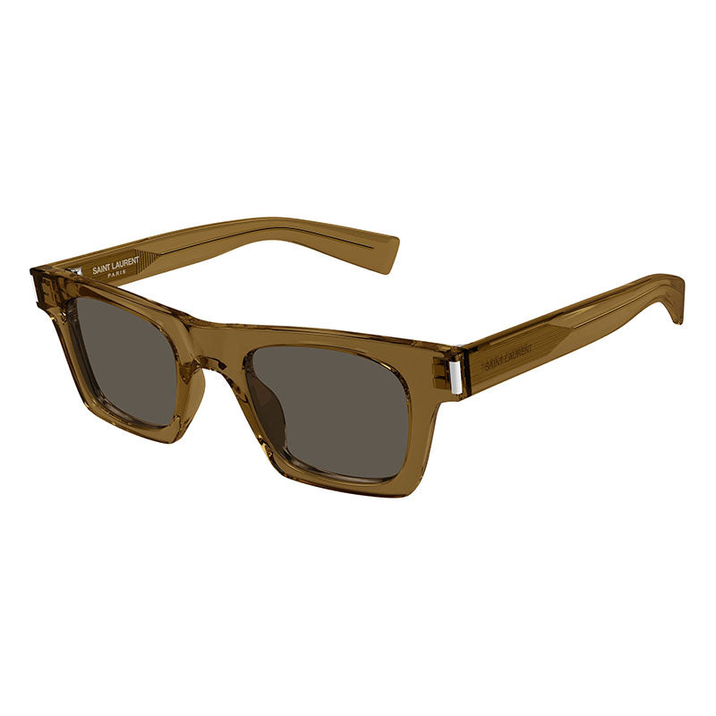 Saint Laurent SL719 005 Transparent Brown/Brown 47mm