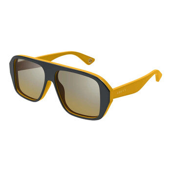 Gucci Gucci Silver Navigator Men's Sunglasses GG1615S 002 57