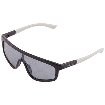 Gucci Gucci Grey Morror Logo Shield Unisex Sunglasses GG1736S 003 99