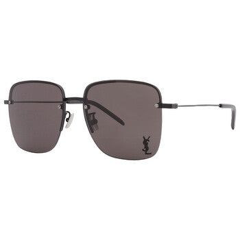Saint Laurent Saint Laurent Brown Square Ladies Sunglasses SL 312M 001 58