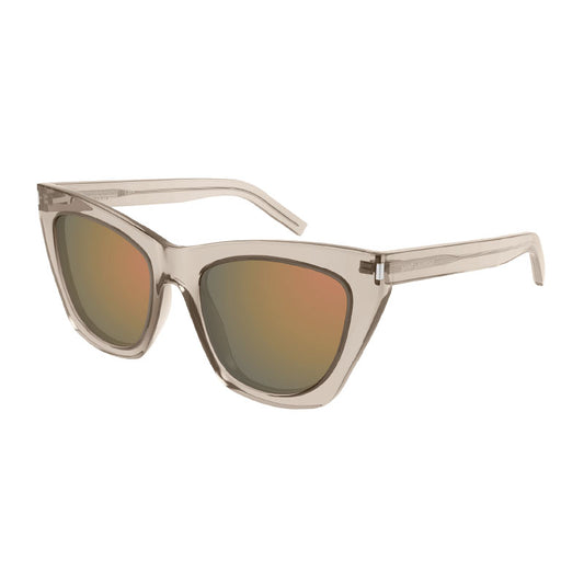 Saint Laurent SL214KATE 023 Transparent Nude/Copper Mirror