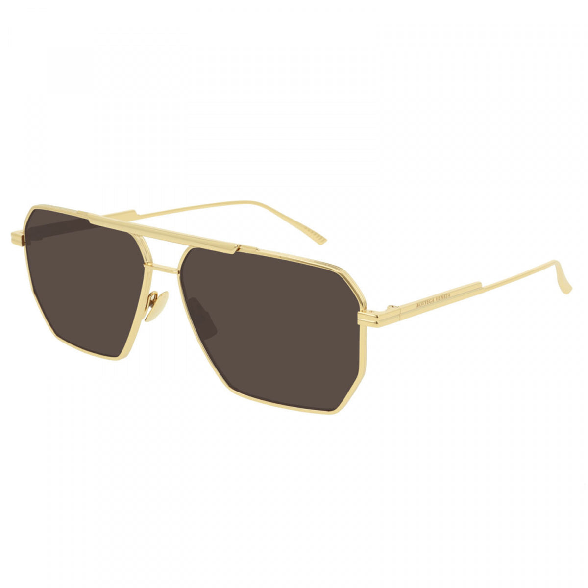 Bottega Veneta BV1012S 003 Gold/Brown 60mm