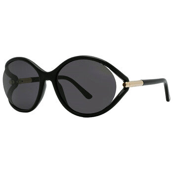Tom Ford Tom Ford Melody Smoke Oval Ladies Sunglasses FT1090 01A 59