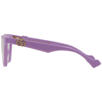 Gucci Gucci Violet Logo Clip-On Cat Eye Ladies Sunglasses GG1542S 002 55