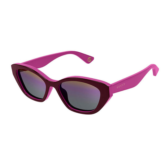 Gucci GG1638S 003 Burgundy Fuchsia/Pink Gradient with Mirror Fucshia