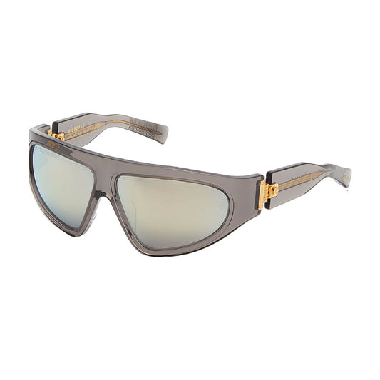 Balmain B-ESCAPE BPS-143 C Crystal Grey/Gold White/Gold Flash Mirror 62mm