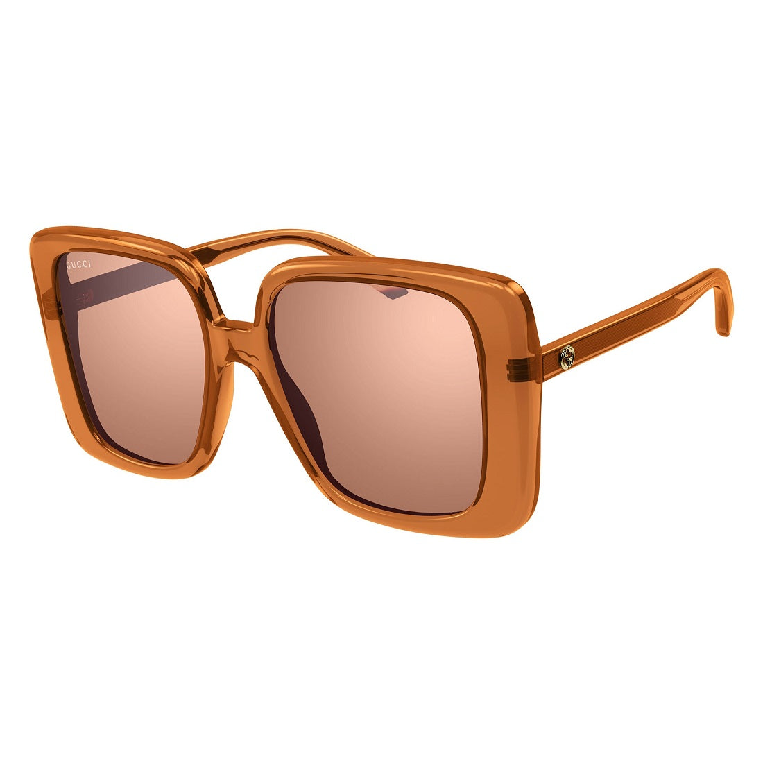 Gucci GG1314S 004 Transparent Rust/Orange 55mm