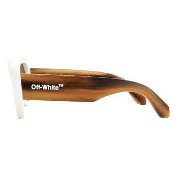 Off-White Off-White Pablo Brown Oval Unisex Sunglasses OERI040 0264 54