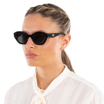 Prada Prada Dark Grey Cat Eye Ladies Sunglasses PR A02S 16K08Z