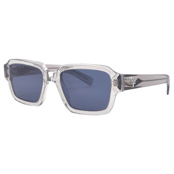 Prada Prada Blue Rectangular Men's Sunglasses PR 02ZS U430A9 52