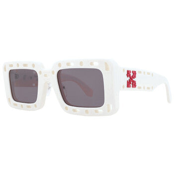 Off-White Off-White Atlantic Grey Rectangular Unisex Sunglasses OERI025 0107 52