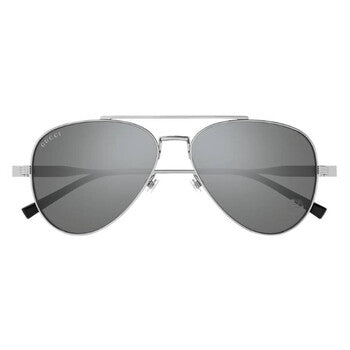 Gucci Gucci Silver Pilot Men's Sunglasses GG1874S 002 57