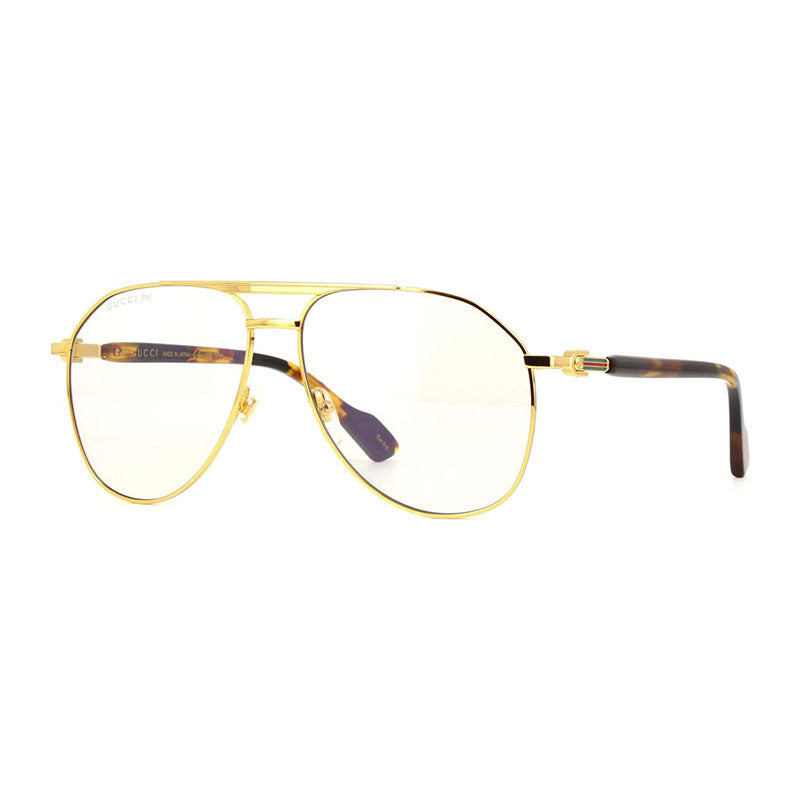 Gucci GG1220S 005 Gold/Transparent To Brown Photochromic 59mm
