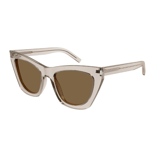 Saint Laurent SL214KATE 032 Transparent Beige/Brown