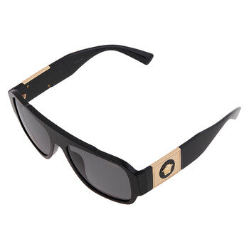 Versace Versace Polarized Grey Navigator Men's Sunglasses VE4436U GB1/81 57