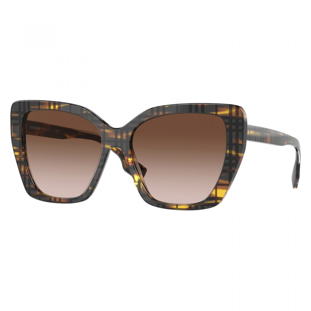 Burberry BE4366 398113 Striped Brown/Brown Gradient 55mm