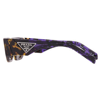 Prada Prada Dark Grey Rectangular Men's Sunglasses PR 09ZS 16R5S0 54