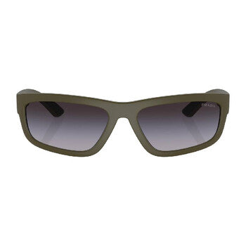 Prada Linea Rossa Prada Linea Rossa Grey Gradient Rectangular Men's Sunglasses PS 05ZS 15X09U 59