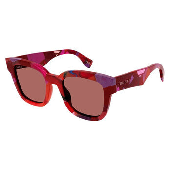 Gucci Gucci Orange Square Ladies Sunglasses GG1624S 001 52