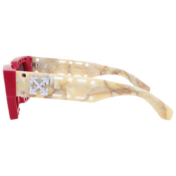 Off-White Off-White Mercer Full Smoke Square Unisex Sunglasses OERI026 2507 48