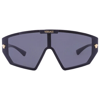 Versace Versace Dark Grey Shield Unisex Sunglasses VE4461 GB1/87 47