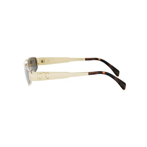 Celine CELINE-CL40318U-30A-59 SHINY ENDURA GOLD / SMOKE 59MM CELINE SUNGLASSES