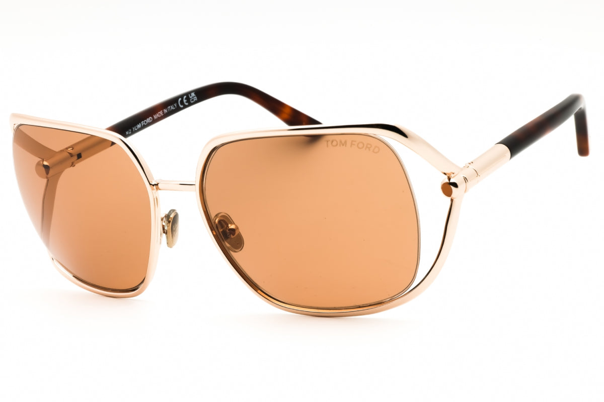 Tom Ford FT1092 28E Shiny Rose Gold/Brown 60mm