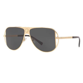 Versace Versace Dark Grey Pilot Men's Sunglasses VE2212 100287 57
