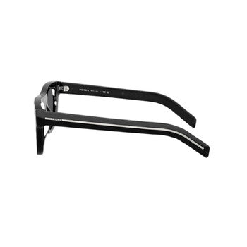 Prada Prada Dark Grey Rectangular Men's Sunglasses PR B12S 16K731 55