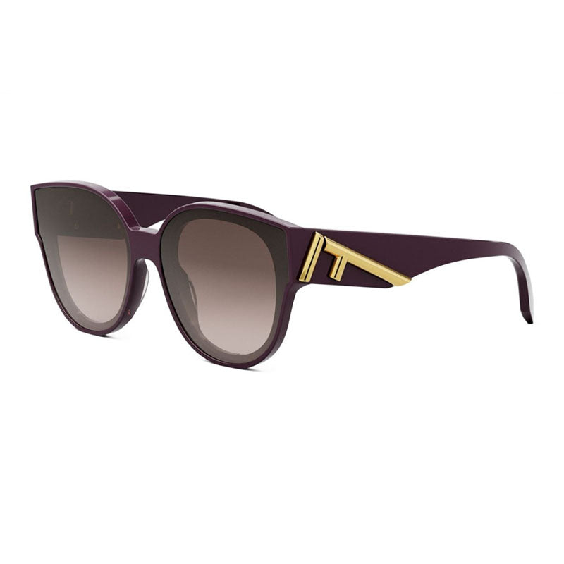 Fendi FE40111I 81F Shiny Purple/Brown Gradient 63mm
