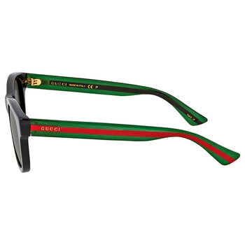 Gucci Gucci Polarized Grey Square Men's Sunglasses GG0003S 006 52