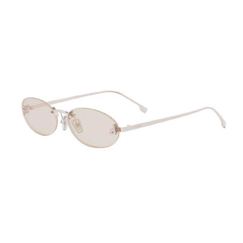 Fendi FE4075US 28Y Shiny Rose Gold/Brown 54mm