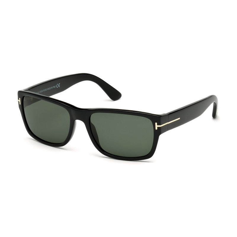 Tom Ford FT0445 01N Shiny Black/Green 58mm