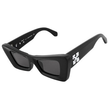 Off-White Off-White Accra Grey Cat Eye Unisex Sunglasses OERI031 1007 49