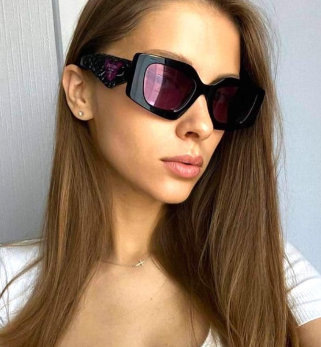 Prada New and Authentic PRADA PR 15YSF 1AB07O 52 Sunglasses
