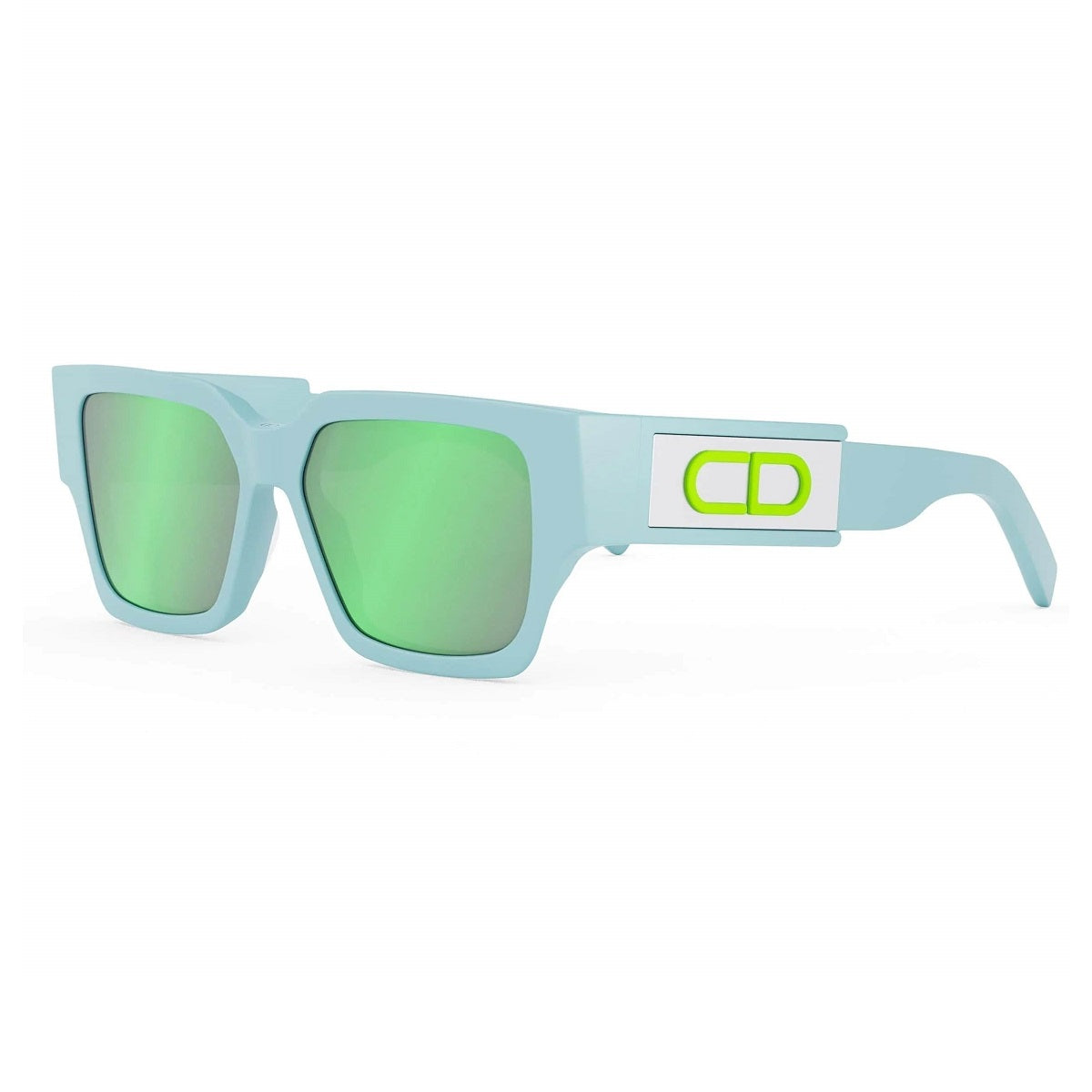 Dior CD SU 80C7 Light Blue/Blue Mirrored Green