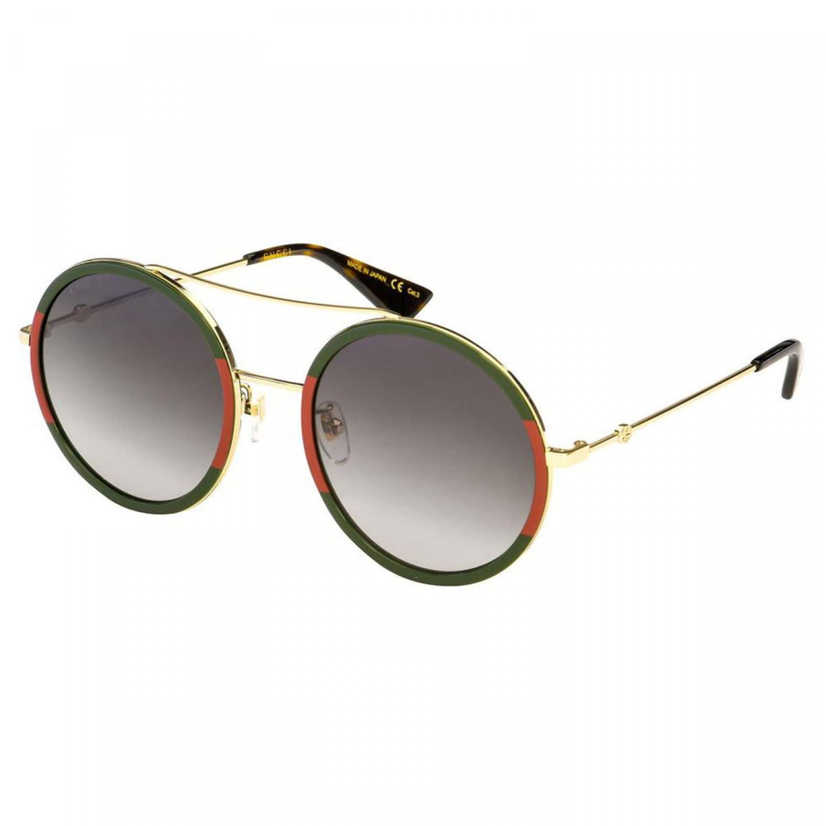 Gucci GG0061S 003 Gold Green/Green Gradient